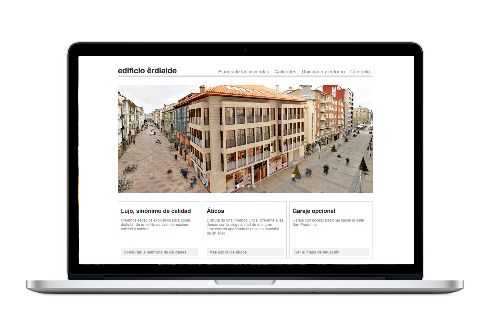 Página web de Edificio Erdialde